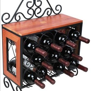 Kaydian Koncepts Rustic Wall Mountable Wine Rack